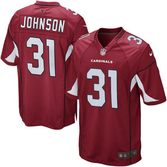 Men Arizona Cardinals #31 David Johnson Nike Cardinal Game Nike NFL Jersey->->NFL Jersey